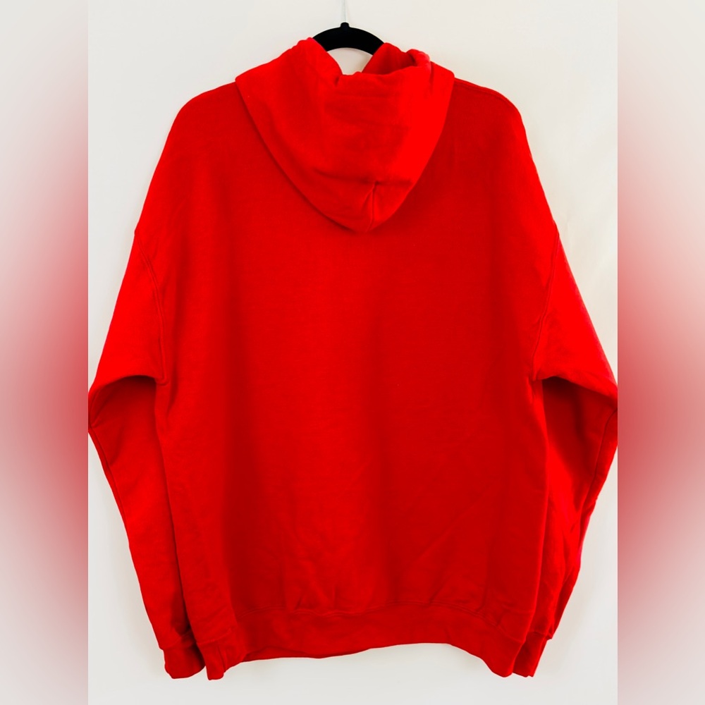 XFL Defenders Unisex Football Red Hooded Sweatshirt Front Pocket Men L/W… - Picture 5 of 6